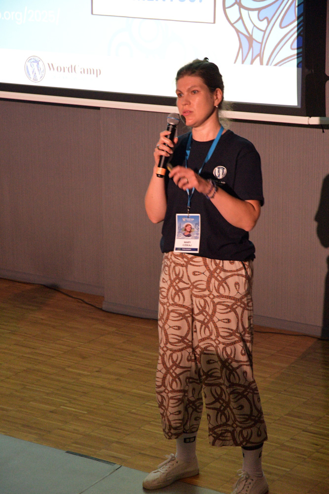 Mary Czekaj WordCamp Kraków 2025